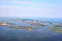 Luftbild Bresewitz mit Zingst und Ostsee